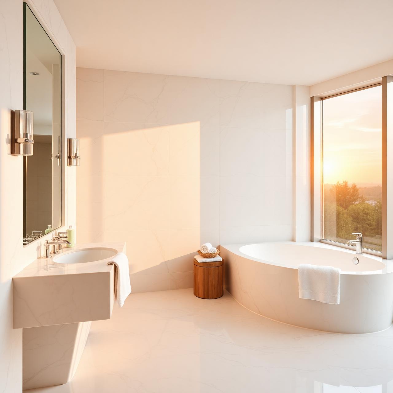 Pristine bathroom